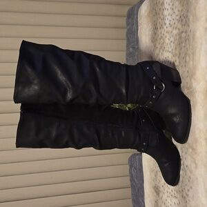 Jellypop Black Knee-High Women's Boots